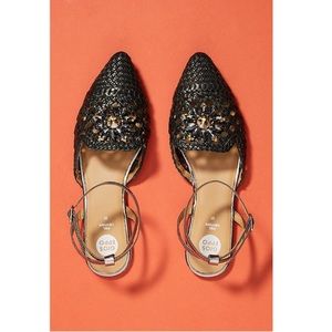 Anthropologie Gioseppo Woven City Flats 6